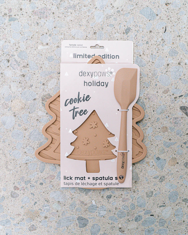 2 Piece Cookie Tree & Spatula Set Licking Mat