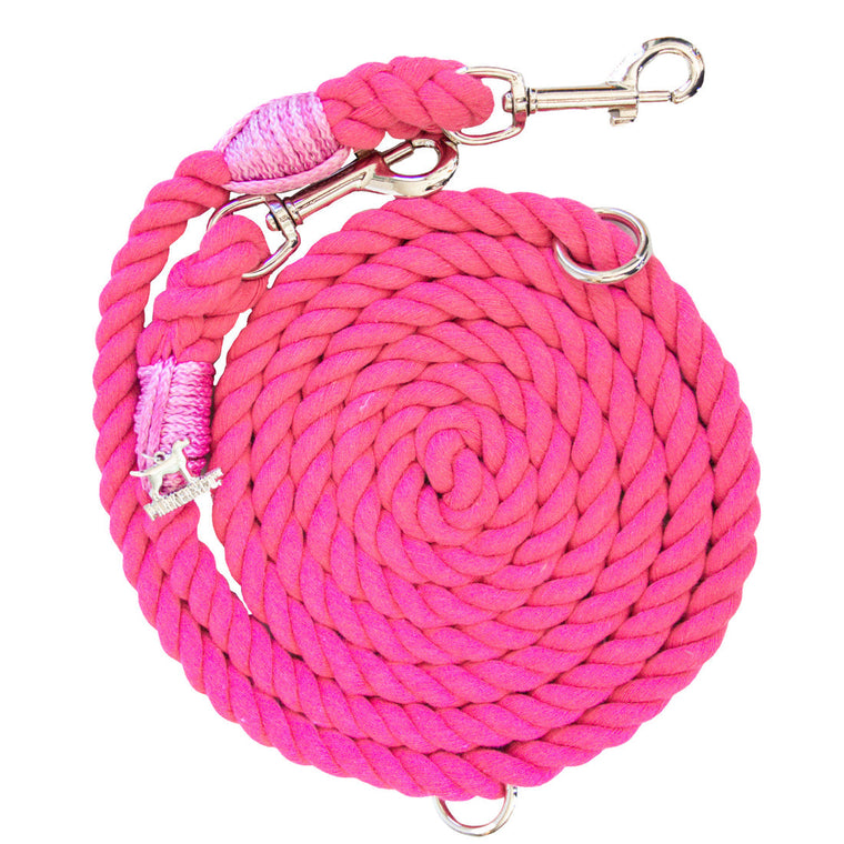 NEW! Large Dog 6-In-1 Hands Free Cotton Rope Leash - 8 ft