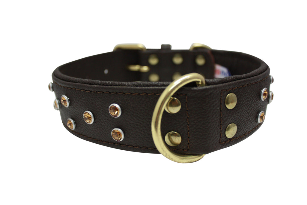 Collar - Athens Rhinestone (Leather)