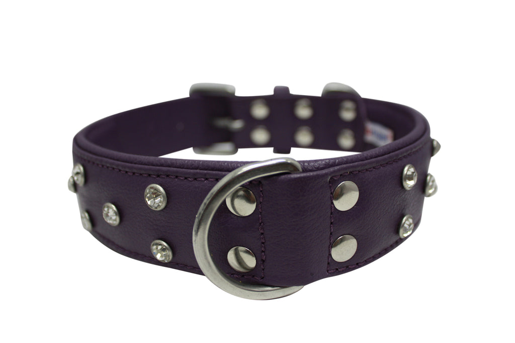 Collar - Athens Rhinestone (Leather)