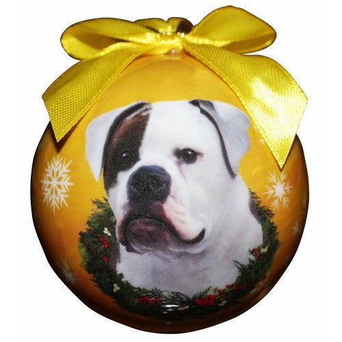 Christmas Ornament - American Bulldog