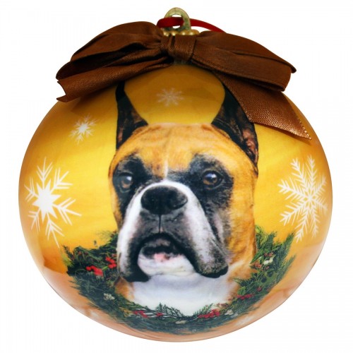 Christmas Ornament - Boxer, Cropped