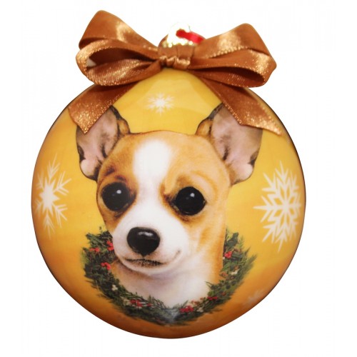 Christmas Ornament - Chihuahua, Tan
