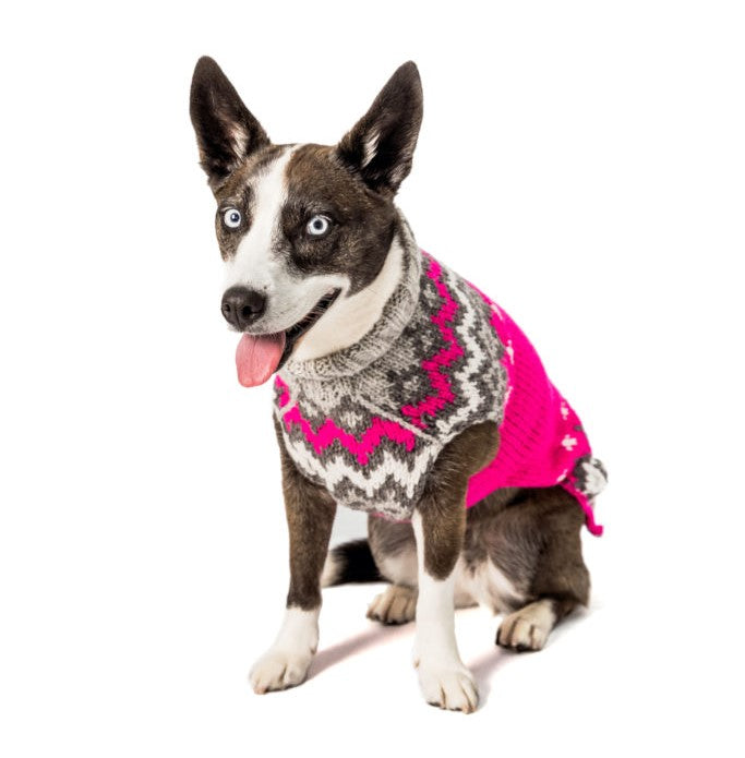Apparel - Sweater - Wool - "Hot Pink Ski Sweater"