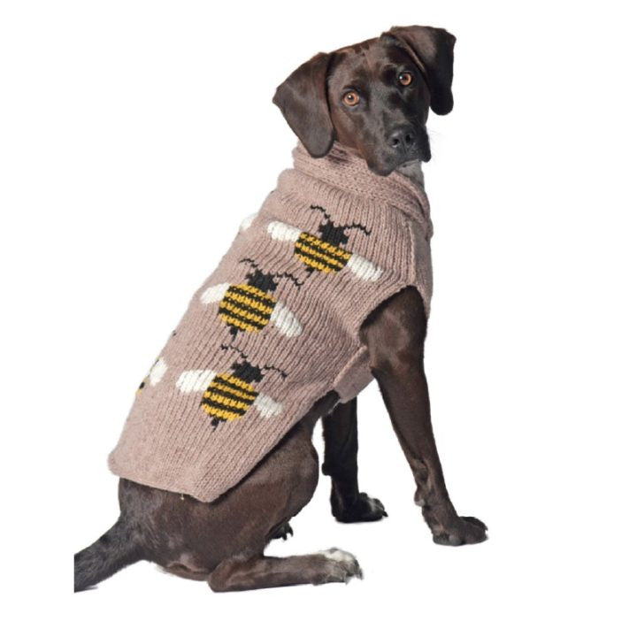 Large Dog Wool Sweater "Bumblebee"