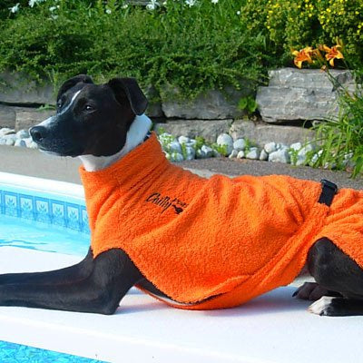 Apparel - Cooling Soaker Coat / Bath Robe (for Long & Lean Dogs)