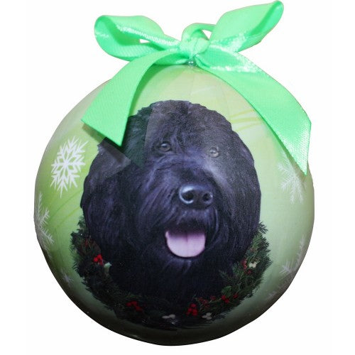 Christmas Ornament - Labradoodle, Black