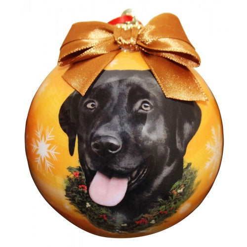 Christmas Ornament - Labrador, Black