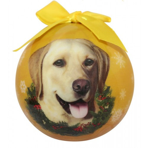 Christmas Ornament - Labrador, Yellow