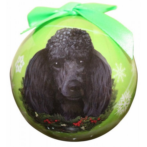 Christmas Ornament - Poodle, Black