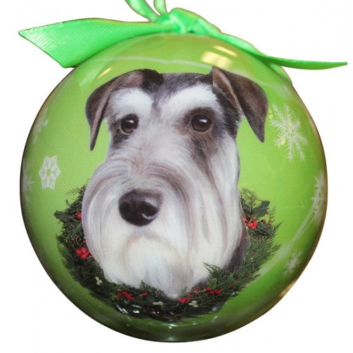 Christmas Ornament - Schnauzer, Uncropped