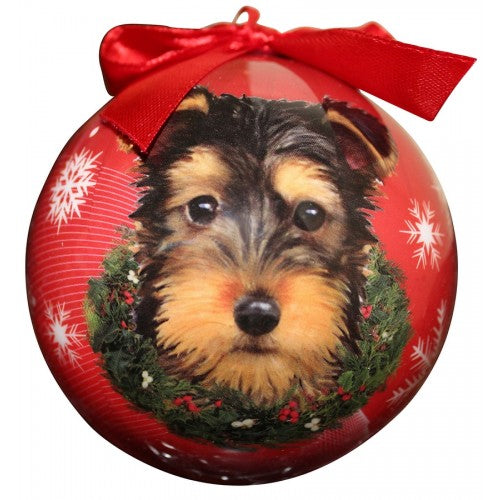 Christmas Ornament - Yorkie Pup